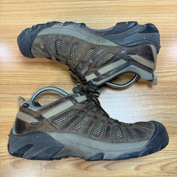 Keen Voyageur Shoes Men US 10 Breathable Low Leather‎ Hiking Brown 1002570 - Picture 2 of 8